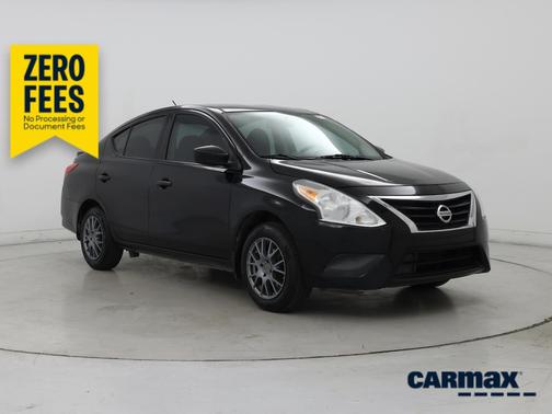 Black 2016 Nissan Versa S Plus