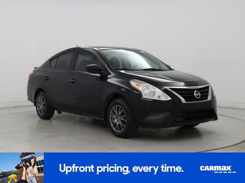 Black 2016 Nissan Versa S Plus