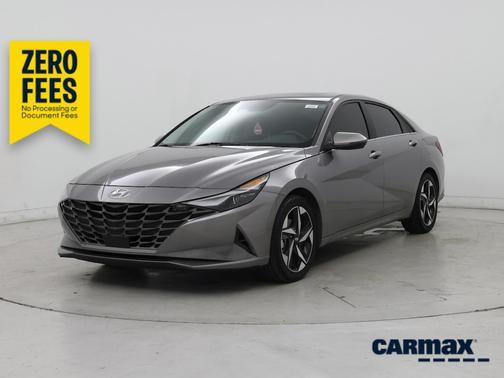Gray 2023 Hyundai ELANTRA HEV Limited