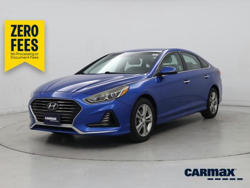 Blue 2018 Hyundai SONATA SEL