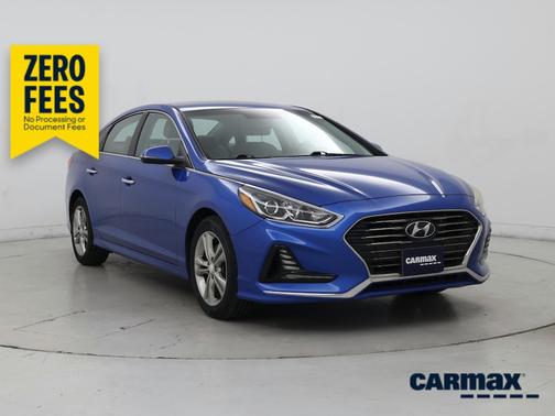 Blue 2018 Hyundai SONATA SEL