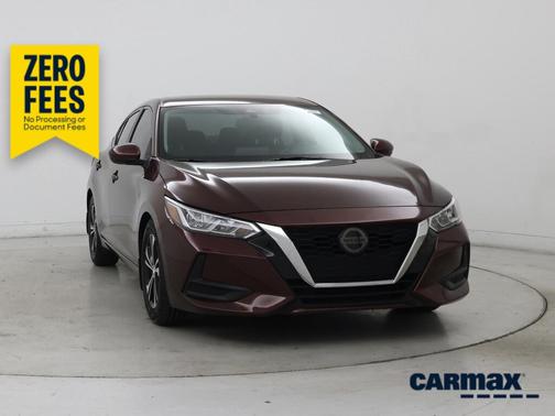Red 2021 Nissan Sentra SV