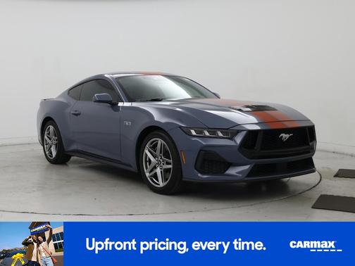 Blue 2024 Ford Mustang GT Premium