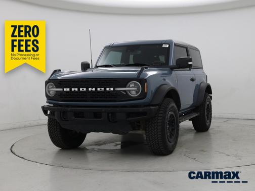 Blue 2022 Ford Bronco Wildtrak