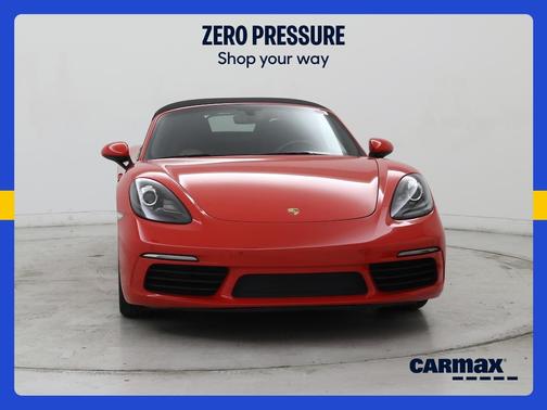 Red 2018 Porsche 718 Boxster