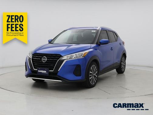 Blue 2021 Nissan Kicks SV