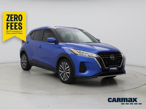 Blue 2021 Nissan Kicks SV