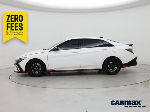 White 2025 Hyundai ELANTRA N