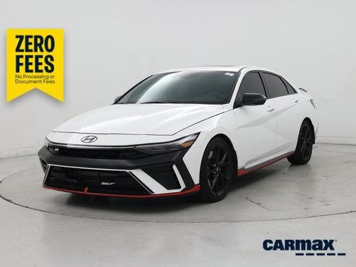 White 2025 Hyundai ELANTRA N