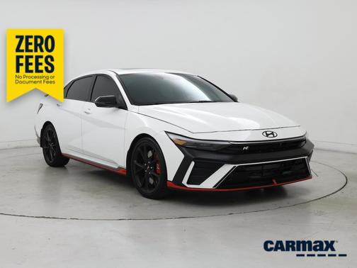 White 2025 Hyundai ELANTRA N