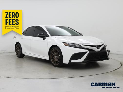 White 2024 Toyota Camry SE Night Shade
