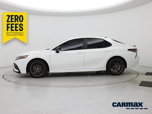 White 2024 Toyota Camry SE Night Shade