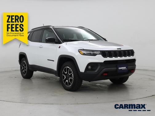 White 2025 Jeep Compass Trailhawk