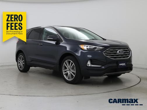 Blue 2023 Ford Edge Titanium