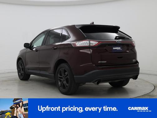 Burgundy 2018 Ford Edge SEL