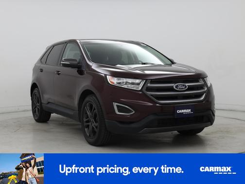 Burgundy 2018 Ford Edge SEL