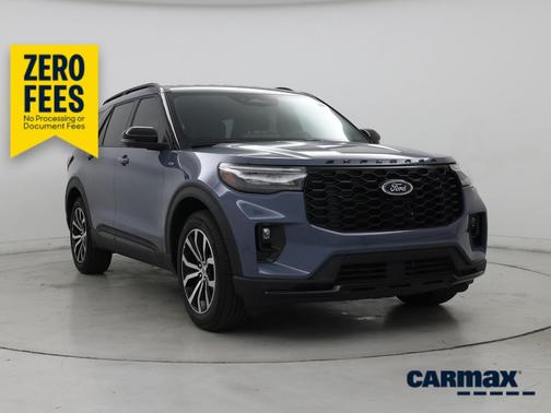 Blue 2025 Ford Explorer ST-Line