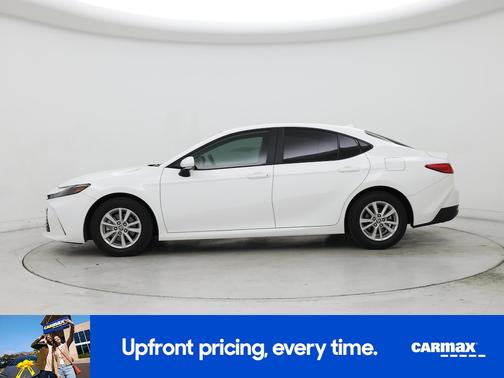 White 2025 Toyota Camry LE