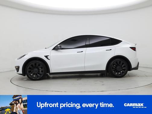White 2025 Tesla Model Y Long Range