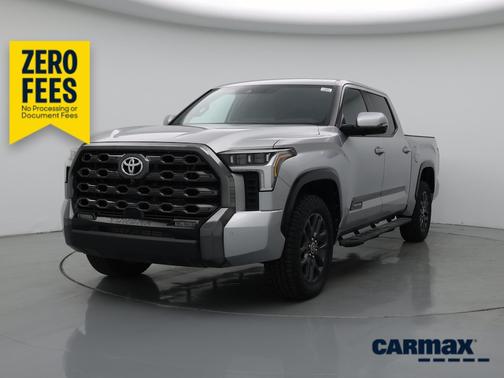 Silver 2023 Toyota Tundra Platinum