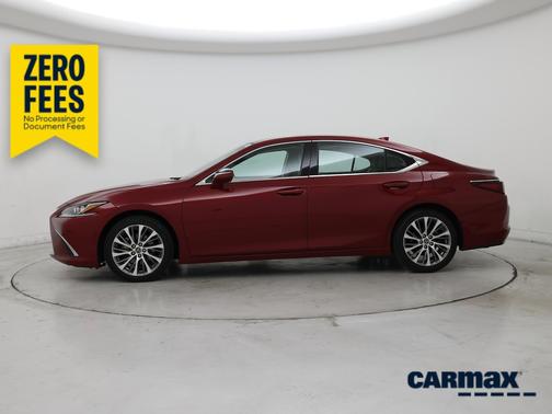 Red 2020 Lexus ES 350 Luxury