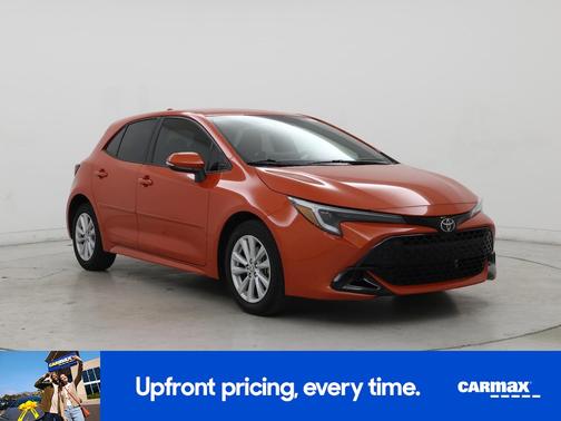 Orange 2025 Toyota Corolla Hatchback SE
