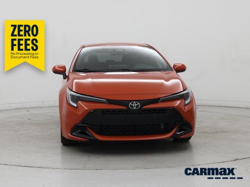 Orange 2025 Toyota Corolla Hatchback SE