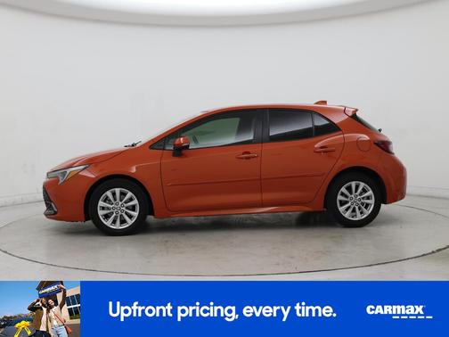 Orange 2025 Toyota Corolla Hatchback SE