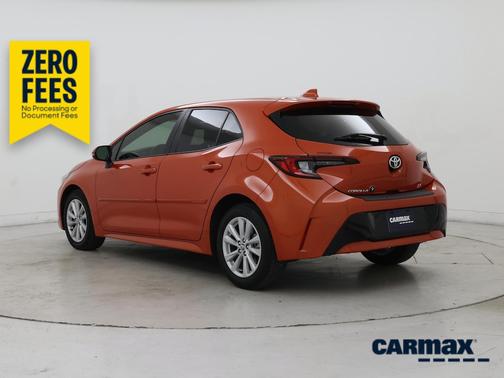 Orange 2025 Toyota Corolla Hatchback SE