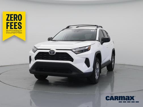 White 2025 Toyota RAV4 Hybrid LE