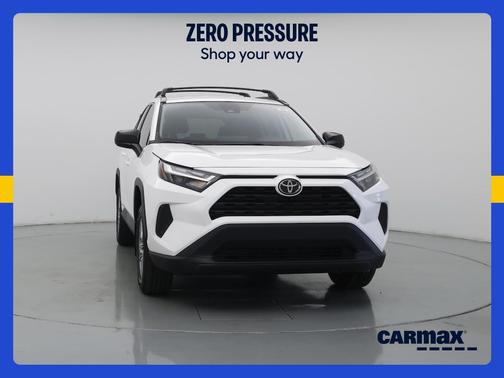 White 2025 Toyota RAV4 Hybrid LE
