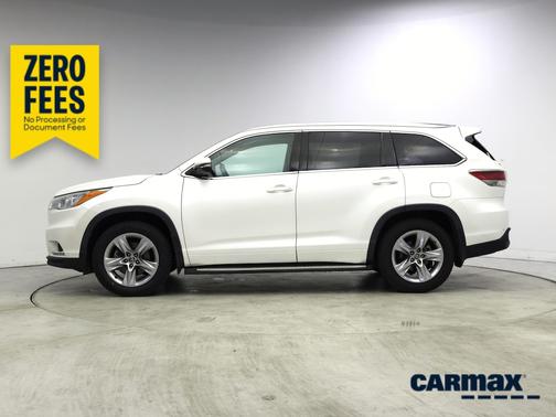 White 2016 Toyota Highlander Limited