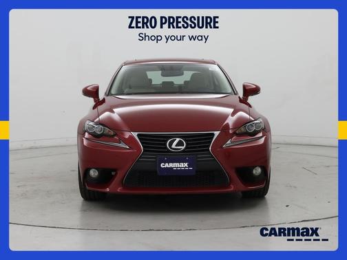 Red 2014 Lexus IS 250