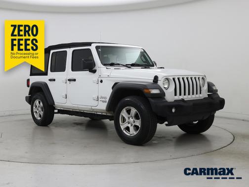 White 2018 Jeep Wrangler Unlimited Sport S
