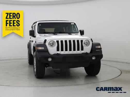 White 2018 Jeep Wrangler Unlimited Sport S