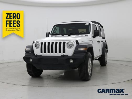 White 2018 Jeep Wrangler Unlimited Sport S