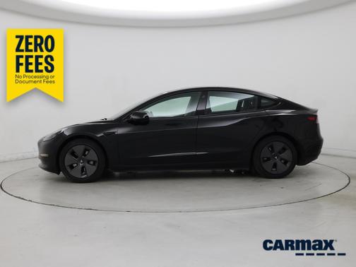 Black 2022 Tesla Model 3