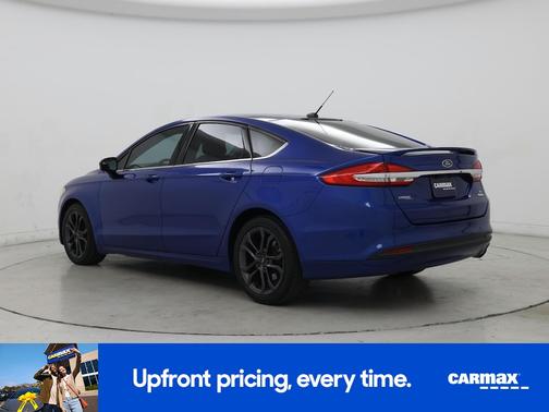 Blue 2018 Ford Fusion SE