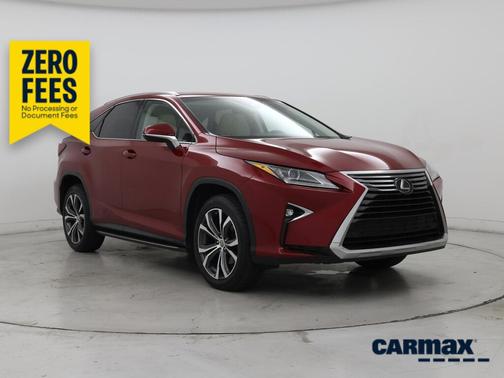 Red 2017 Lexus RX 350