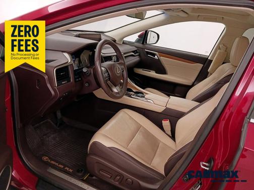 Red 2017 Lexus RX 350