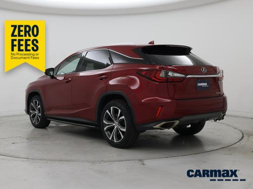 Red 2017 Lexus RX 350