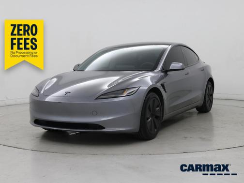 Gray 2025 Tesla Model 3 Long Range