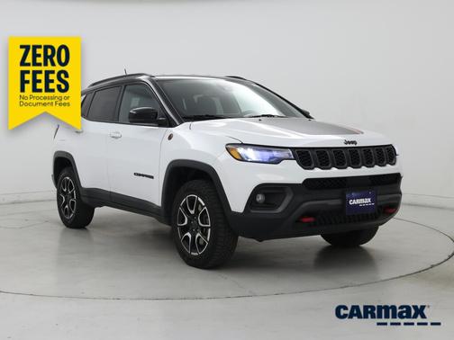 White 2025 Jeep Compass Trailhawk