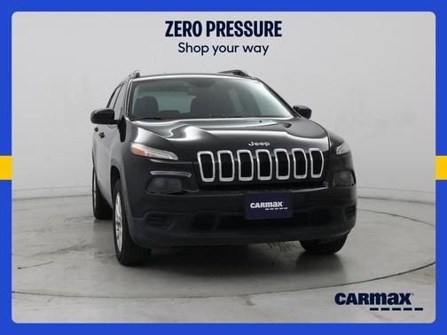 Black 2016 Jeep Cherokee Sport