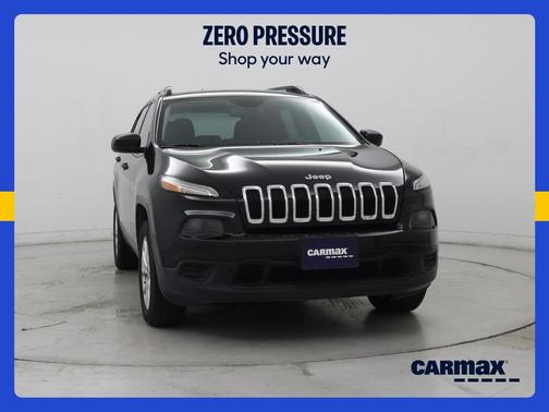 Black 2016 Jeep Cherokee Sport