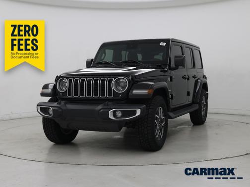 Black 2024 Jeep Wrangler Sahara