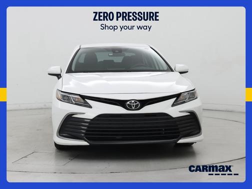 White 2021 Toyota Camry LE