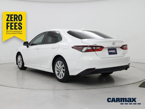 White 2021 Toyota Camry LE