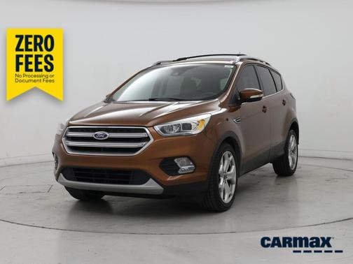 Orange 2017 Ford Escape Titanium