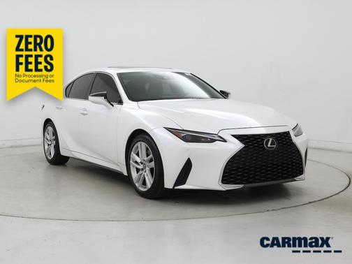 White 2021 Lexus IS 300